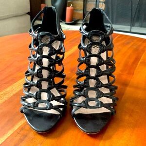 Black Vince Camino heels worn once